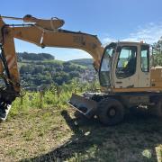 Pelle à pneus LIEBHERR type A316